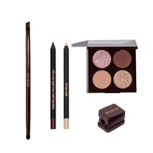 Burgundy Tones for Green/Hazel Eyes Complete Set